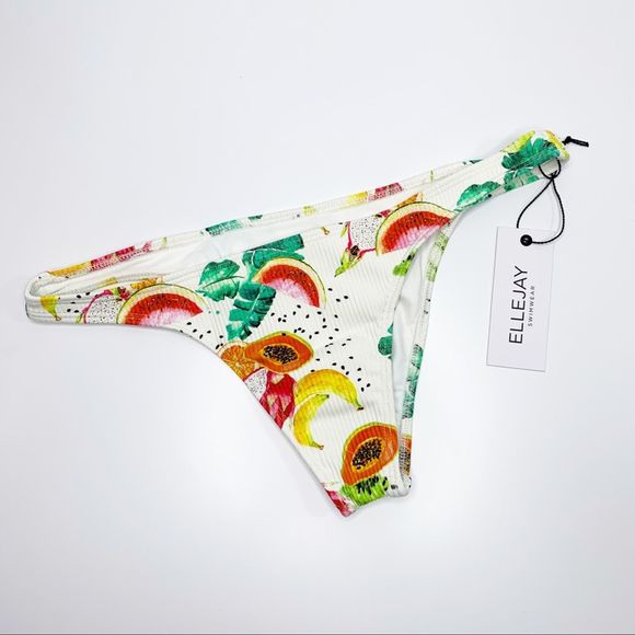 ELLEJAY Daniela Bikini Bottom Swimsuit Fruit Med - Picture 3 of 6